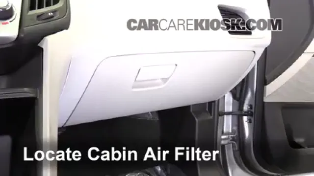 2016 Chevrolet Equinox LT 2.4L 4 Cyl. Filtro de aire (interior) Cambio